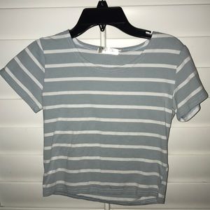 Vintage Stripe Crop Top